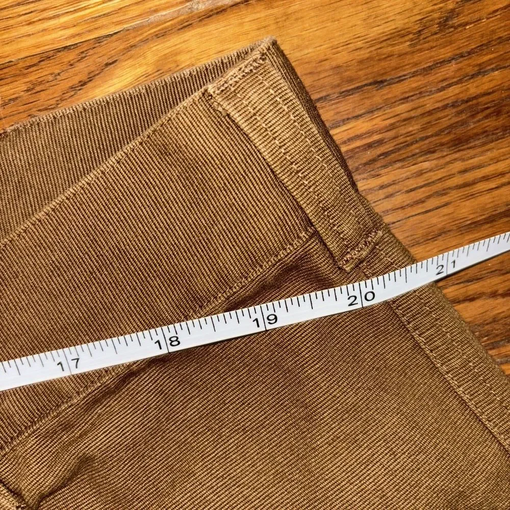 VTG Orvis‎ Mens 40 X 30 Dark Brown Canvas Straight Leg Outdoor Hunting Gorp Work
